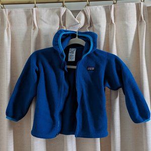 Patagonia fleece hooded jacket